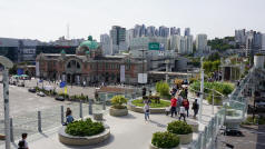 Seoul Station From Seoullo 7017