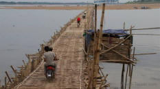 Bamboo Bridge - Cambodia