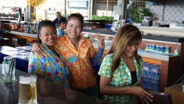 Bar Maids at The Pattay Beer Garden