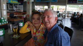 Bern and Meow at The Pattaya Beer Garden
