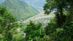 Mai Chau From The Cave Entrance