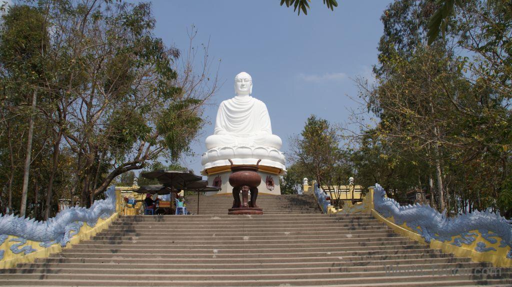 Large White Buddha